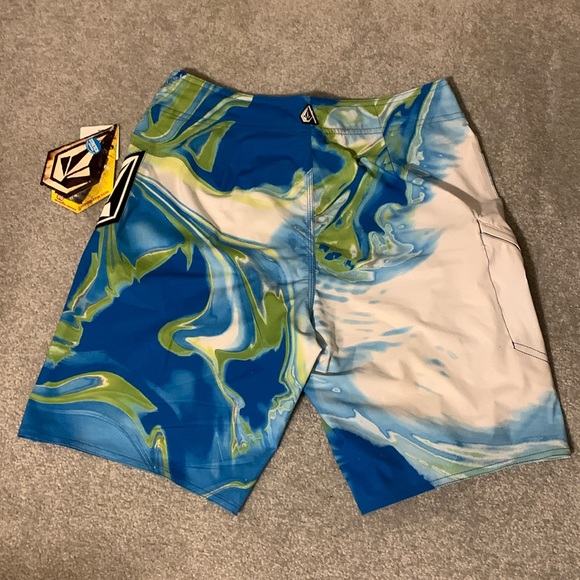 NWT Volcom Surf Swim Trunks Board Shorts Sz 30 - Picture 3 of 9
